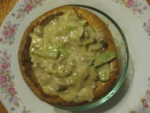 Image of Cheesy Beef Broccoli In A Fluffy German Pancake, Spark Recipes