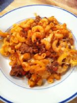 Baked Italian Meat and Pasta casserole