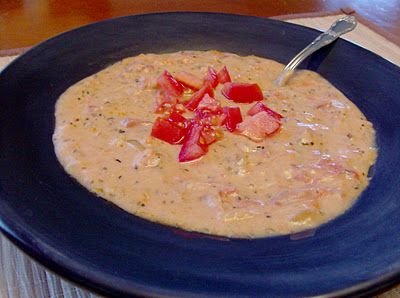 Image of Tomato Basil Parmesan Soup, Spark Recipes