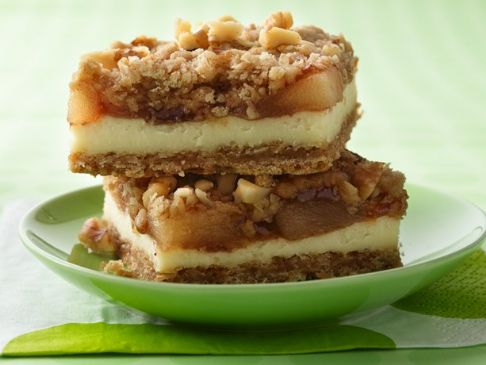 Image of Apple Streusel Cheesecake Bars, Spark Recipes