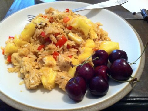 Image of Basil Fried Rice With Tofu & Pineapple, Spark Recipes