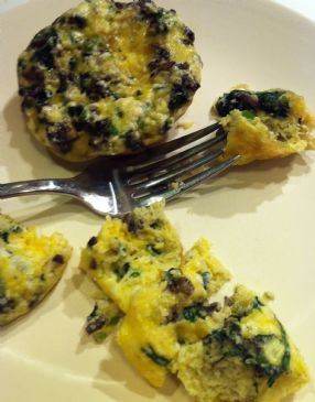 Image of Bbbloom's Mushroom Spinach Mini Omelettes, Spark Recipes
