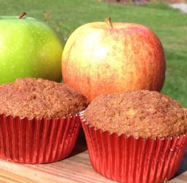 Apple Streusel Cinnamon Swirl Muffins