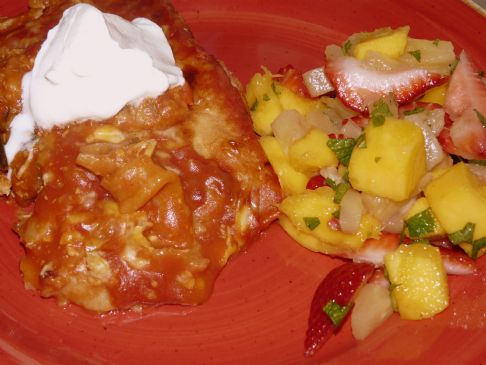 Image of Sweet And Spicy Chicken Enchiladas, Spark Recipes