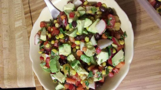 Image of Black Bean Salsa/salad, Spark Recipes