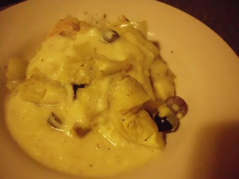 Greek Chicken with Artichokes & Kalamata olives