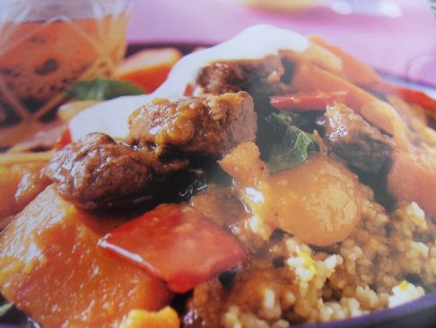 Image of Lamb And Apricot Tagine With Citrus Couscous, Spark Recipes