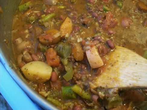 Image of Beefy Bean And Vegetable Soup, Spark Recipes