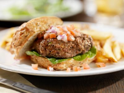 Ranch Cheddar Turkey Burgers