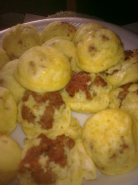 Apple Sausage Pancakes