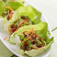 Image of Five-spice Turkey And Lettuce Wraps, Spark Recipes