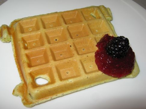 Flax & Protein Waffles (less then 100 cal)