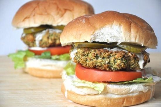 Image of Baked Broccoli Burgers, Spark Recipes