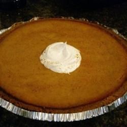 Pumpkin Pie with Graham Cracker Crust -No Sugar Added Recipe by ...