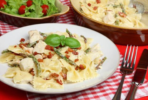 Chicken & Asparagus Pasta