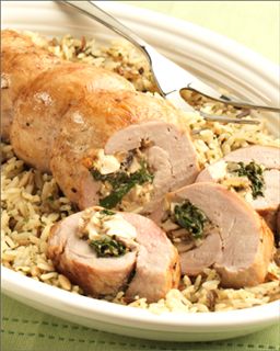 Roasted Pork Tenderloin with Mustard Dill Sauce