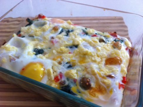 Image of Baked Eggs Florentine, Spark Recipes