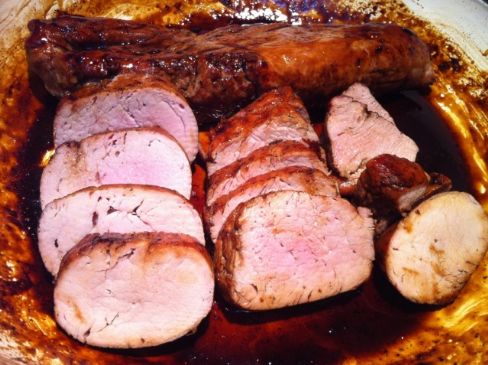 balsamic glazed pork tenderloin