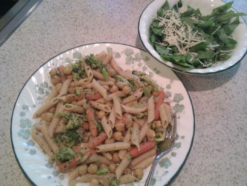 Image of Chick Pea & Pasta Salad, Spark Recipes