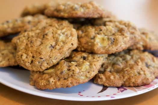 Image of Banana Oatmeal Chocolate Chip Cookies, Spark Recipes
