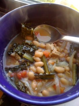Image of Rosemary Bean, Kale & Chicken Soup, Spark Recipes