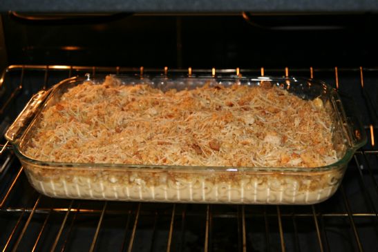 Image of Macaroni, Chicken & 3 Cheese Casserole, Spark Recipes