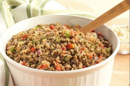 Image of Chef Meg's Herbed Bulgur And Lentil Salad, Spark Recipes