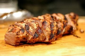 garlic low fat pork loin