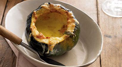 Image of Gratineed Baked Squash Halves, Spark Recipes