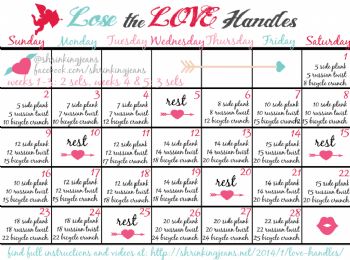 30 day love handle challenge