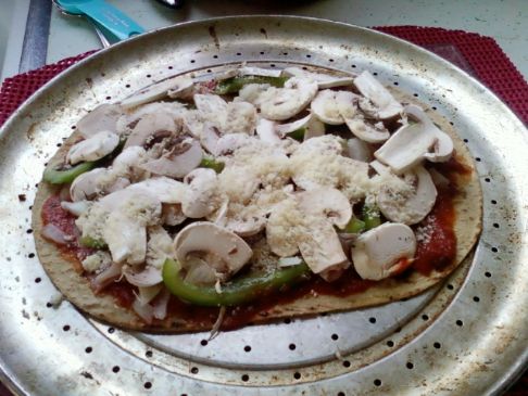 Image of Grilled Flat Bread Pizza, Spark Recipes