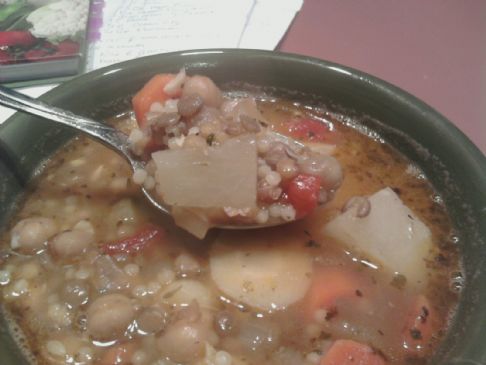 Image of Chickpea & Lentil Minestrone Stew, Spark Recipes
