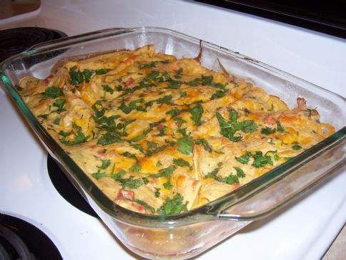 Shelley's Sour Cream Chicken Enchiladas