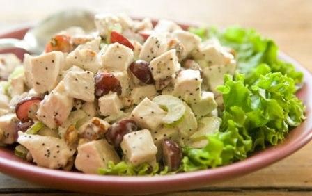 Walnut Grape Chicken Salad