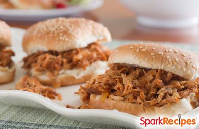 Pulled Chicken BBQ Sandwich
