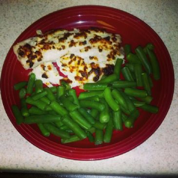 Broiled Tilapia Parmesan