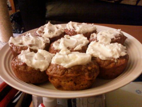 Image of Whole Wheat Carrot Pumpkin Muffins (low-fat, High-protein ), Spark Recipes