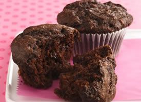 Image of Fiber One Double-chocolate Muffins, Spark Recipes