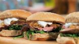 Beef and Blue Sandwich