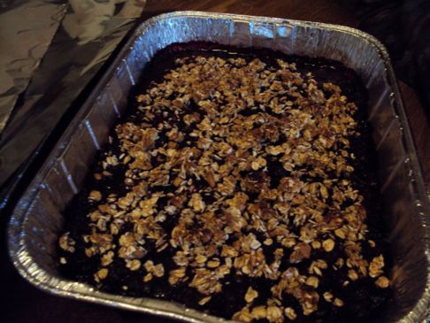 Four Berry Crisp: Party Size