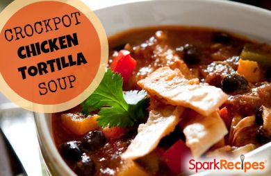 Crock Pot Chicken Tortilla Soup With Cream Cheese