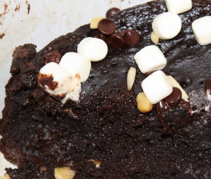 Image of Rocky Road Chocolate Slow Cooker Cake (low Fat Low Sugar), Spark Recipes