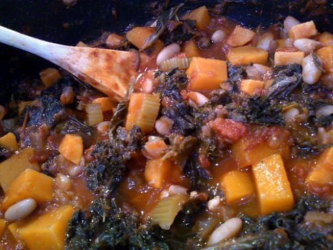 Image of Butternut Squash - White Bean - Kale Stew, Spark Recipes