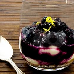 Berries in Lavender Syrup