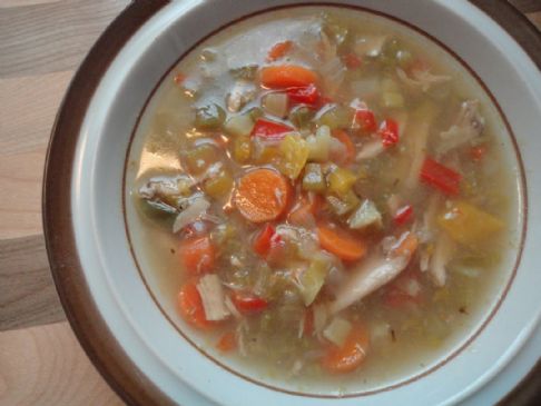 Chicken Vegetable Soup by Evelyn 1/10/11