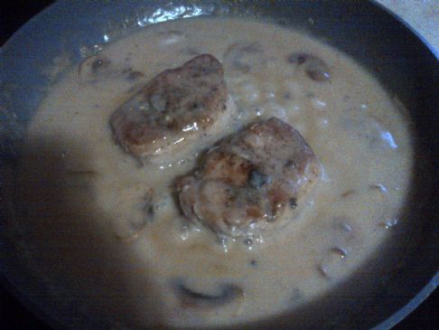 Pork Chop with Mushroom Sauce